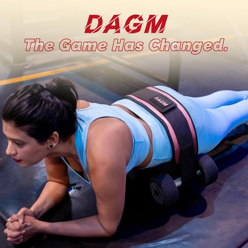 DAGM Hip Thrust Belt for Dumbbells heavy, Secure Glute Trainer with Non-Slip Extra Padding That Protects Your Hips - Ideal for Gym & Home Workouts - Use with Heavy Duty Kettlebells, Dumbbells, & Plates Hold up to 500 lbs - Image 4
